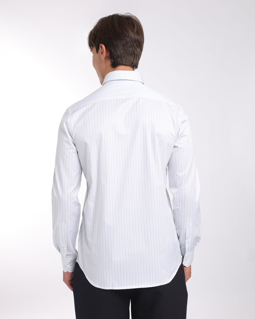 Blue Striped Classic Fit Shirt