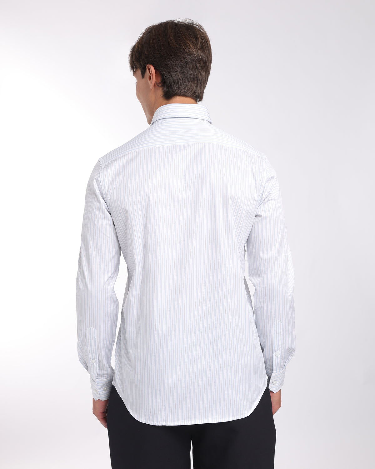 Blue Striped Classic Fit Shirt
