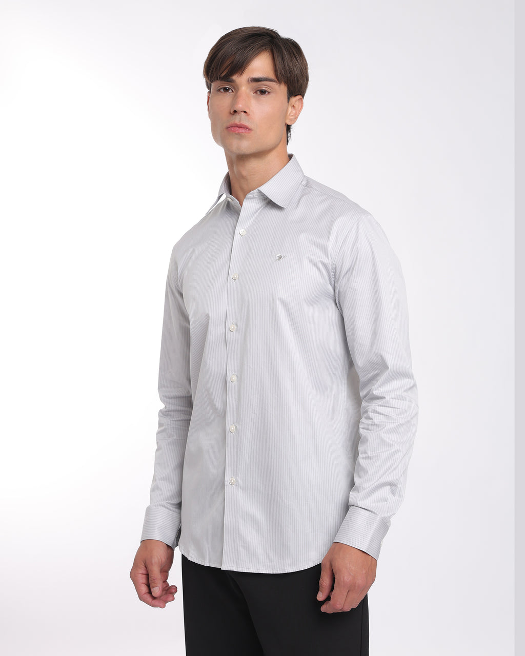 Light Grey Classic Fit Shirt