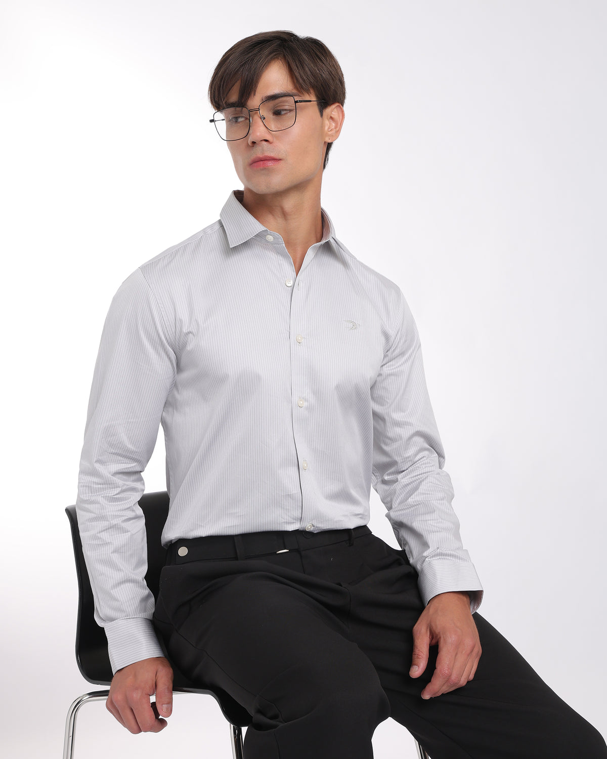 Light Grey Classic Fit Shirt