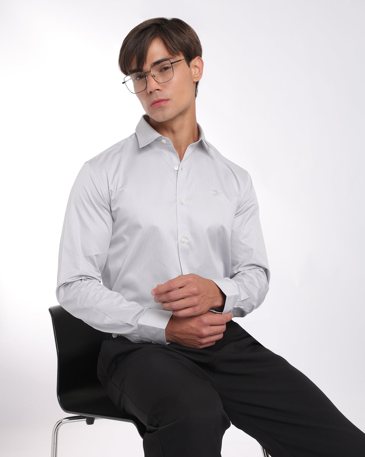 Light Grey Classic Fit Shirt