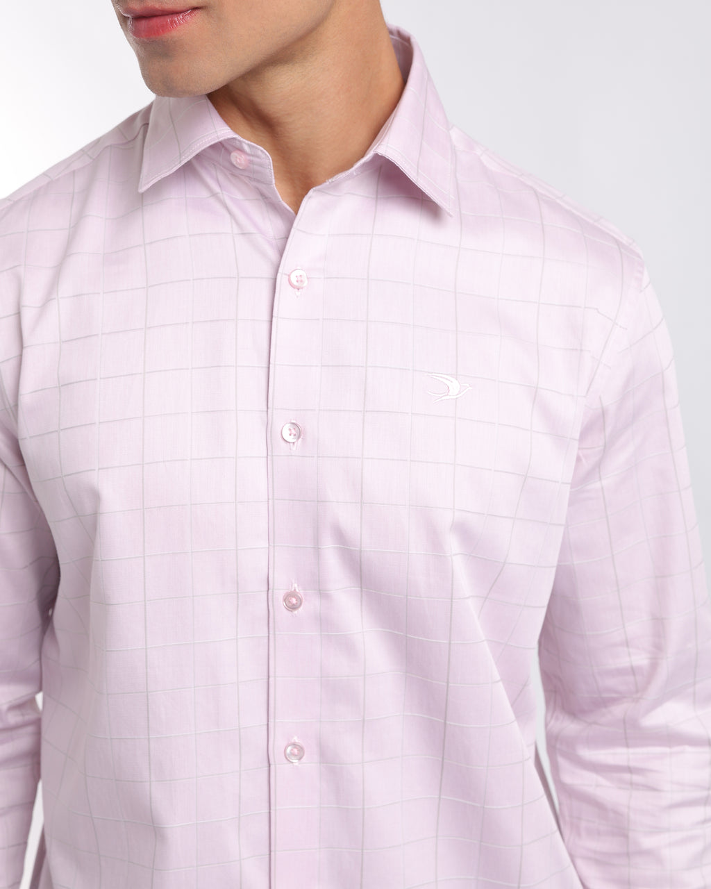Pale Pink Classic Fit Shirt