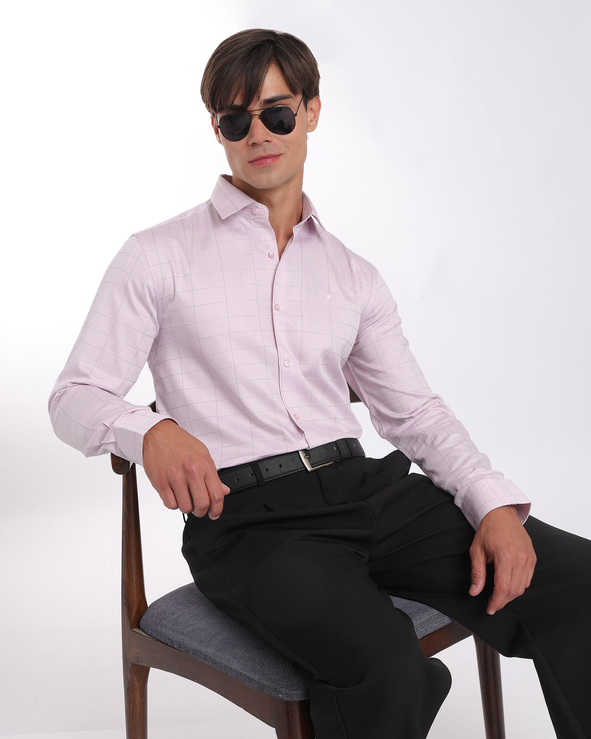 Pale Pink Classic Fit Shirt