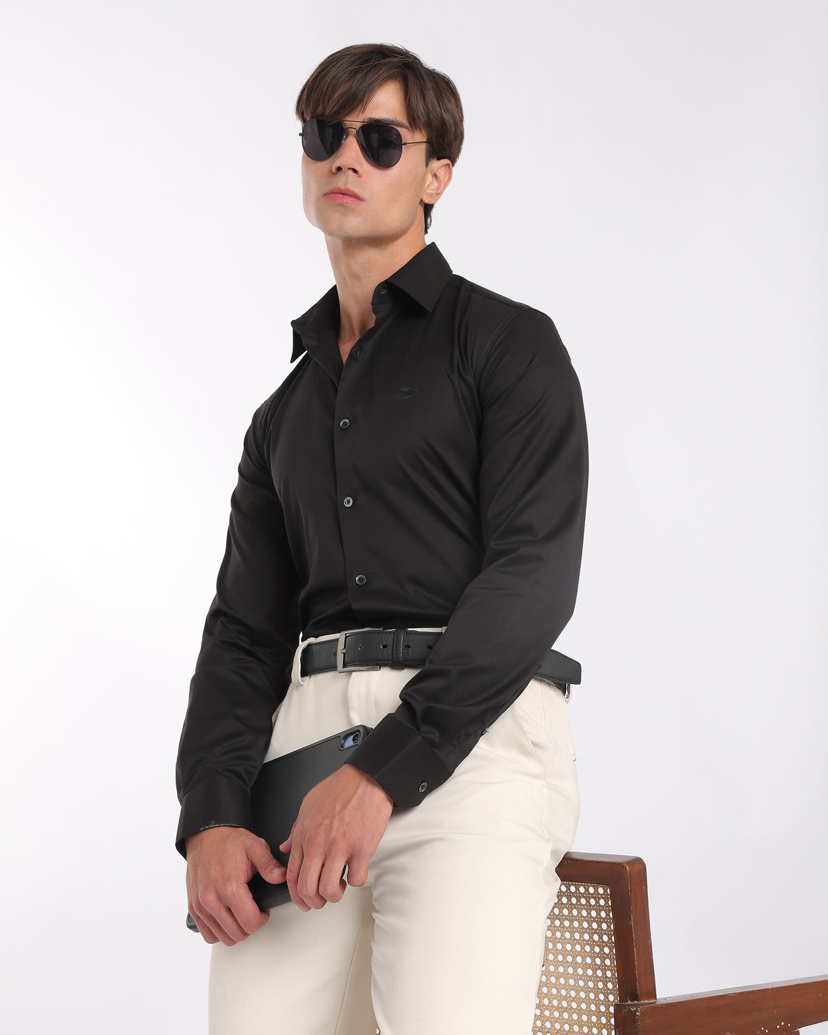 Black Classic Fit Shirt
