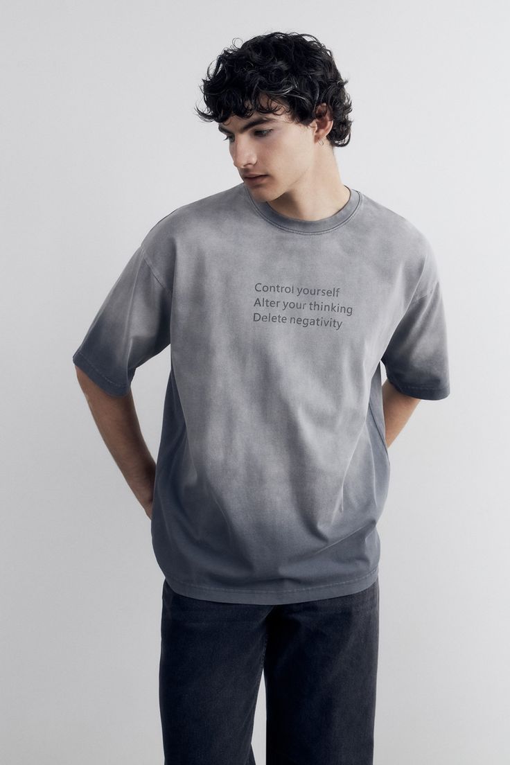 Minimal Oversized Solid T-Shirt
